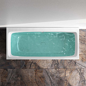 Am.Pm Func Ванна встраиваемая 170х75 см, слив по центру, акрил, цвет: белый глянцевый W84A-170-075W-A