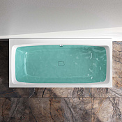 Am.Pm Func Ванна встраиваемая 170х80 см, слив по центру, акрил, цвет: белый глянцевый W84A-170-080W-A