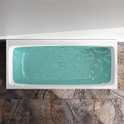 Am.Pm Func Ванна встраиваемая 180х80 см, слив по центру, акрил, цвет: белый глянцевый W84A-180-080W-A