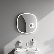 Am.Pm Func Зеркало 55х55h см, с подсветкой, сенсорный выключатель, 3х кратное увеличение M8FMOX0553SA