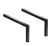 Am.Pm Func Ножки для тумбы 2,5x35x15h см, 2 шт, цвет: графит матовый M8FLEGS-C015GM