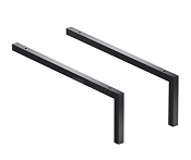 Am.Pm Func Ножки для тумбы 2,5x48x15h см, 2 шт, цвет: графит матовый M8FLEGS015GM