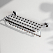 Am.Pm Func Полка для полотенец 60х23,5 см, подвесная, цвет: хром глянцевый A8F37700
