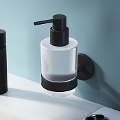 Am.Pm X-Joy Дозатор для жидкого мыла, подвесной, цвет: черный матовый A85A36922