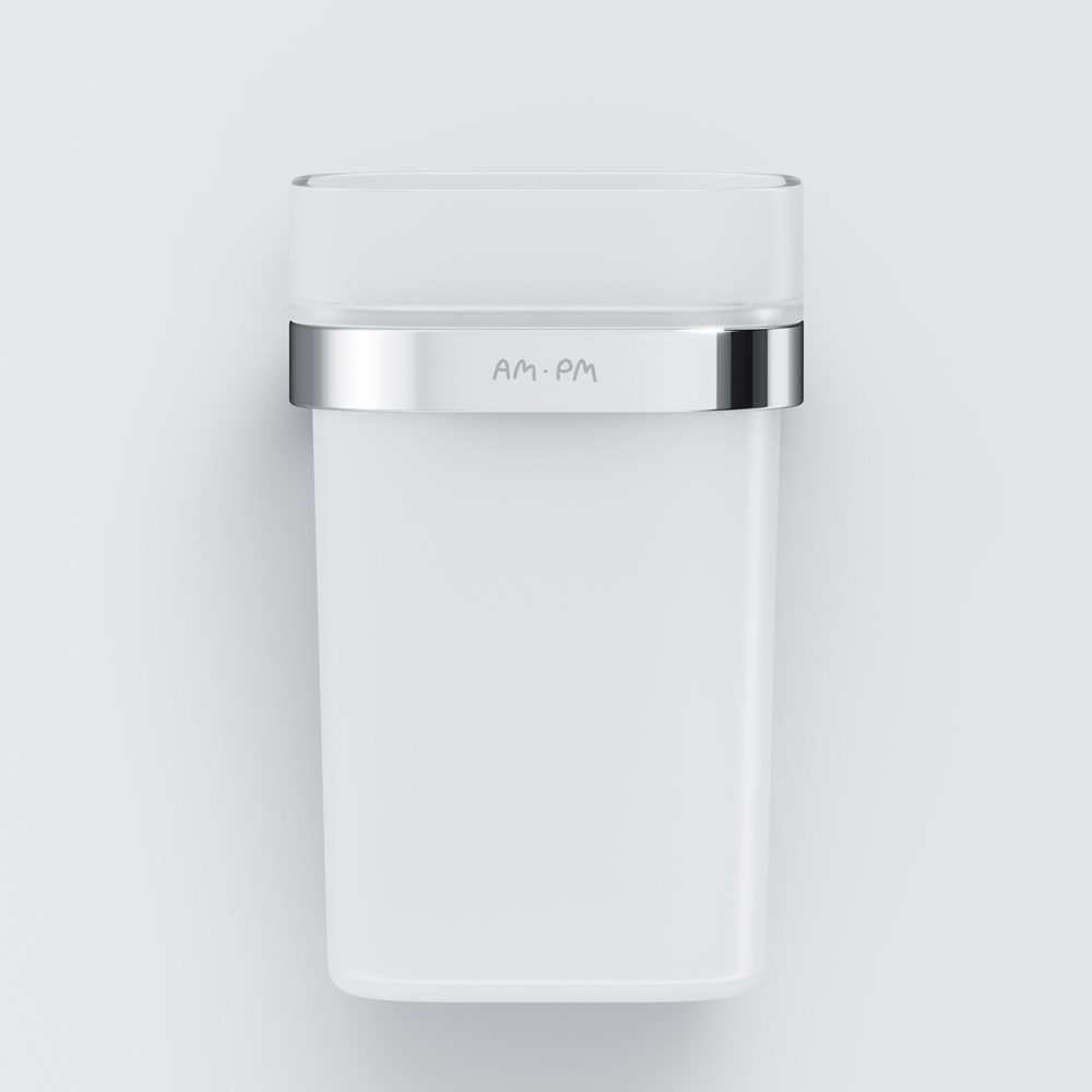 Am.Pm Func Стакан подвесной, стеклянный, цвет: хром глянцевый A8F34300