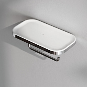 Am.Pm Func Держатель туалетной бумаги с полочкой, подвесной, цвет: хром глянцевый A8F341400