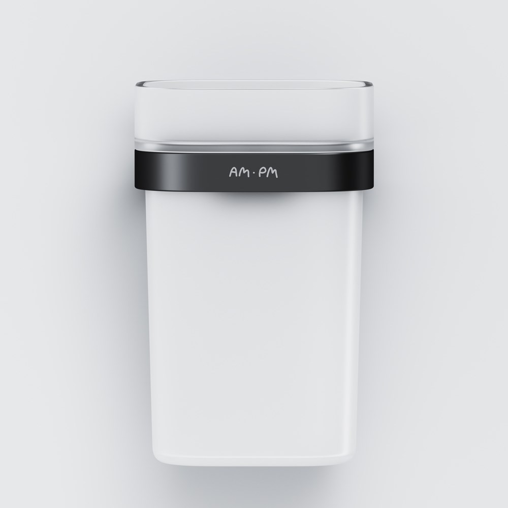 Am.Pm Func Стакан подвесной, стеклянный, цвет: черный матовый A8F34322