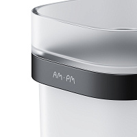 Am.Pm Func Стакан подвесной, стеклянный, цвет: черный матовый A8F34322