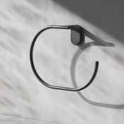 Am.Pm X-Joy Полотенцедержатель полукольцо 20 см, подвесной, цвет: черный матовый A8434422