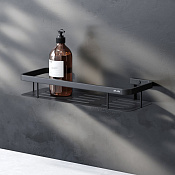 Am.Pm Sense L Полка подвесная 34,5 см, цвет: черный матовый A7453122