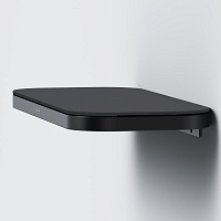 Am.Pm Func Полка подвесная 30 см, цвет: черный матовый A8F37622