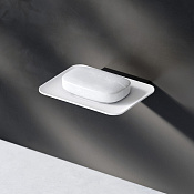 Am.Pm Inspire V2.0 Мыльница со стеклянной чашей, подвесная, цвет: черный матовый A50A34222