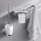 Am.Pm Sensation Набор аксессуаров: крючок, держатель туалетной бумаги, ершик, цвет: хром глянцевый AK30T0203W