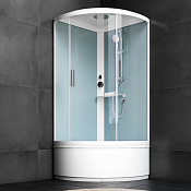 Am.Pm X-Joy Душевая кабина 90,5х211,7h см, универсал., стекло прозрачное 4 мм, цвет: хром глянцевый W88C-401A-090WT