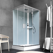 Am.Pm Gem Душевая кабина 120x208,2h см, универсальная, цвет: хром матовый W90C-404-12080MT