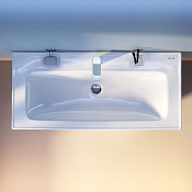 Am.Pm X-Joy Раковина накладная 99х45 см, с переливом, цвет: белый глянцевый M85AWCC1002WG64