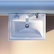 Am.Pm X-Joy Раковина накладная 64х45 см, с переливом, цвет: белый глянцевый M85AWCC0652WG64