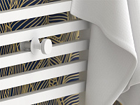 Сунержа Диско Крючок подвесной для полотенцесушителя, нержавеющая сталь, цвет: матовый белый 30-2010-0006