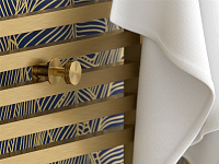 Сунержа Диско Крючок подвесной для полотенцесушителя, нержавеющая сталь, цвет: состаренная латунь 051-2010-0006