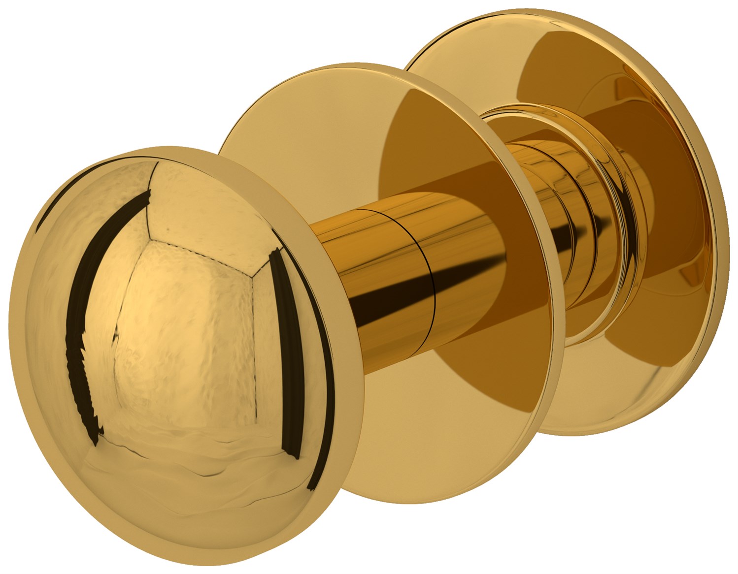 Сунержа Линза Крючок подвесной для полотенцесушителя, нержавеющая сталь, цвет: золото глянцевое 03-2010-0007