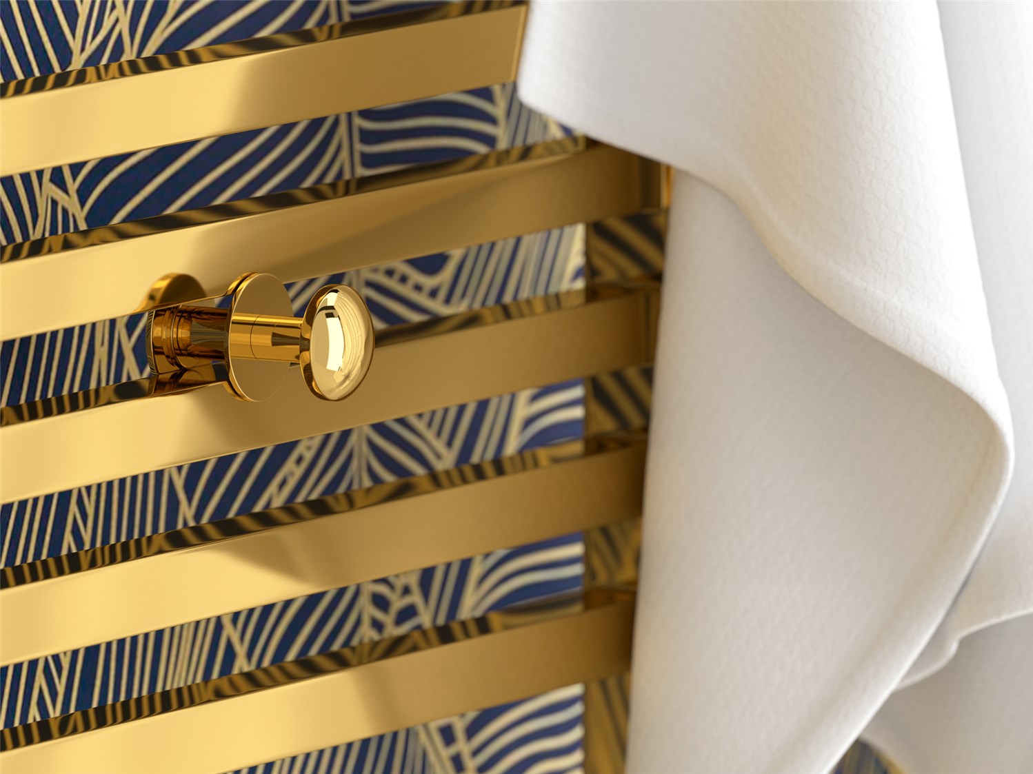 Сунержа Линза Крючок подвесной для полотенцесушителя, нержавеющая сталь, цвет: золото глянцевое 03-2010-0007