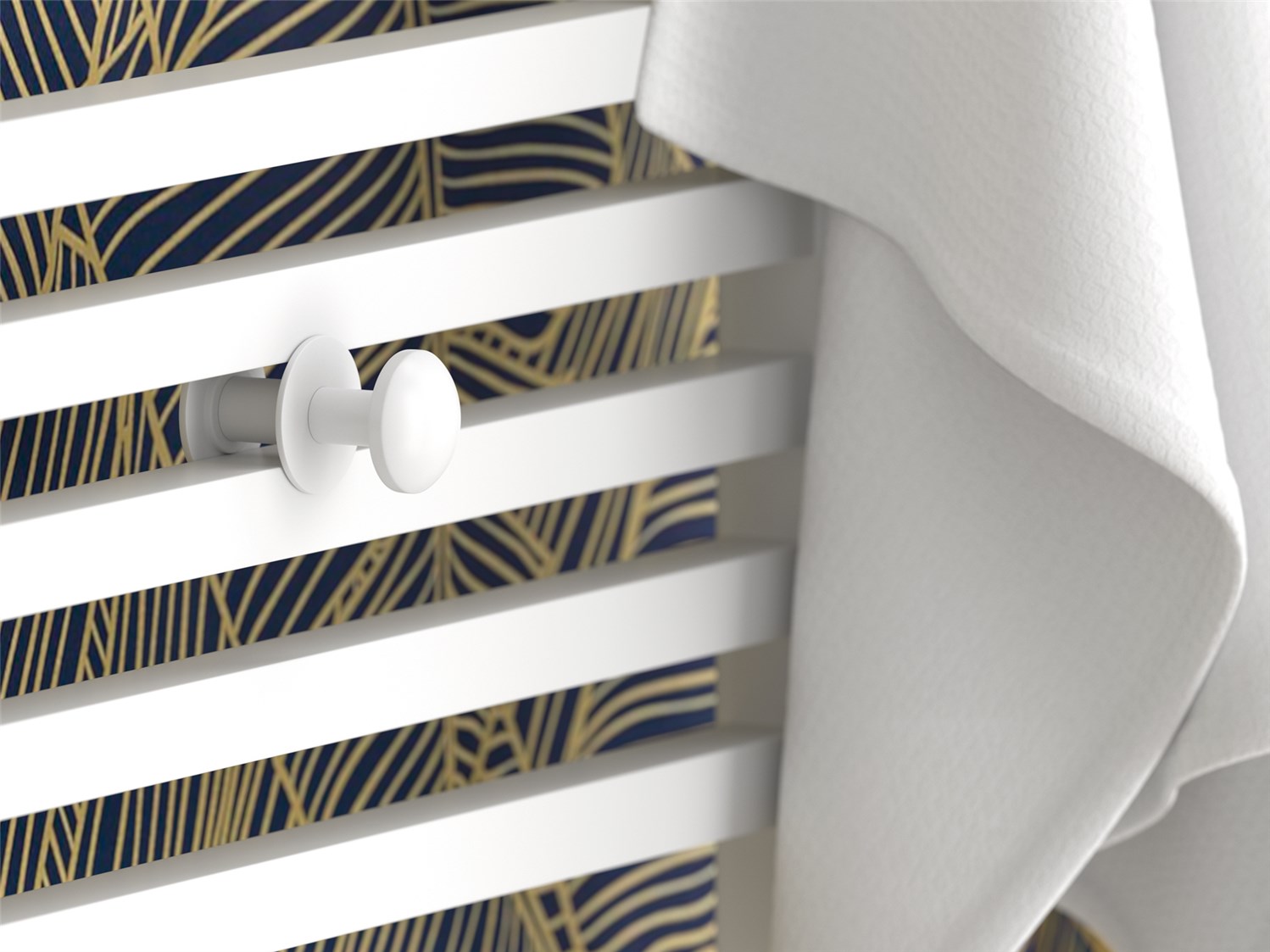 Сунержа Линза Крючок подвесной для полотенцесушителя, нержавеющая сталь, цвет: матовый белый 30-2010-0007