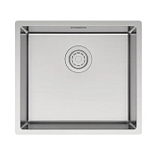 Paulmark Lassan Кухонная мойка нержавеющая сталь 49x44 см, цвет: брашированная сталь LA49-BS