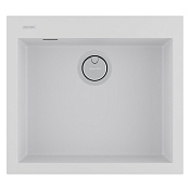 Paulmark Decoration Кухонная мойка Acrystone 56x50 см, цвет: white PM935650-WH