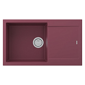 Paulmark Extensio Кухонная мойка Acrystone 86x50 см, цвет: merlot PM988650-ME
