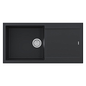 Paulmark Extensio Кухонная мойка Acrystone 99x50 см, цвет: anthracite PM989950-AN