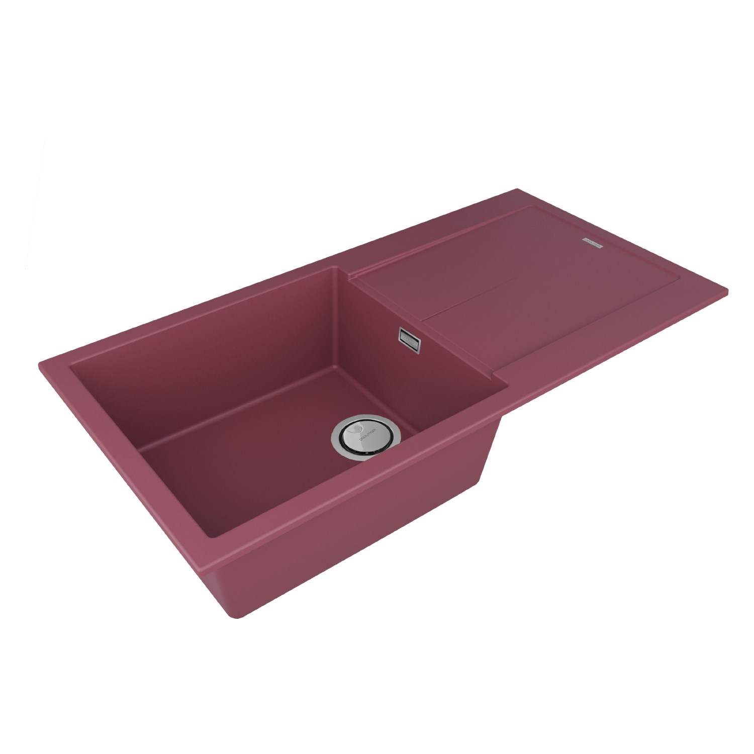 Paulmark Extensio Кухонная мойка Acrystone 99x50 см, цвет: merlot PM989950-ME