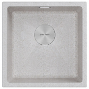 Paulmark Lumi Кухонная мойка It-Granit 45,5x46 см, цвет: бежевый LU45-BE