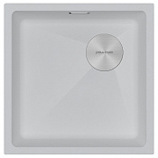 Paulmark Lumi Кухонная мойка It-Granit 45,5x44 см, цвет: белый LU45SK-WH