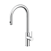 Paulmark Galant Смеситель для кухни с выдвижным изливом и возможностью подключ. фильтра, цвет: хром Ga213077-CR