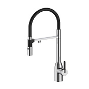 Paulmark Magneto One Смеситель для кухни с гибким изливом и возм. подкл. фильтра, цвет: браш. сталь Ma213188-BS