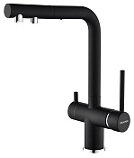 Paulmark Serpentine Смеситель для кухни с выдвижным изл. и возм. подключения фильтра, цвет: антрацит Se213222-AN
