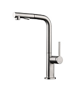 Paulmark Neo Смеситель для кухни с выдвижным изливом, цвет: брашированная сталь Ne214419-BS