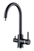 Paulmark Essen Смеситель для кухни с возможностью подключения фильтра, цвет: антрацит Es213211-AN