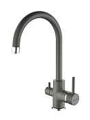 Paulmark Essen Смеситель для кухни с возможностью подключения фильтра, цвет: серый металлик Es213211-GRM