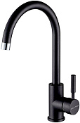 Paulmark Holstein Смеситель для кухни с поворотным изливом, цвет: черный Ho212063-BLM