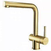 Paulmark Dosse Смеситель для кухни с гибким изливом, цвет: светлое золото Do214418-LG