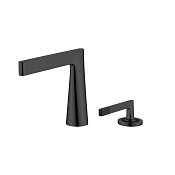 Boheme Duo Смеситель для раковины на 2 отверстия, без д/к, излив 18,6 см, цвет: shine gun metall 161-SGM