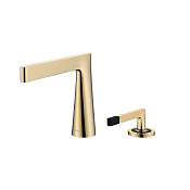 Boheme Duo Смеситель для раковины на 2 отверстия, без д/к, длина излива 18,6 см, цвет: gold 161-G