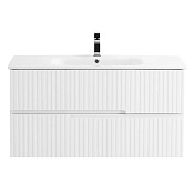 Cezares Duet Тумба под раковину подвесная 77x45x50h см, цвет: bianco opaco DUET-800-2C-SO-BO