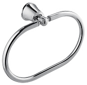 Cezares Liberty Полотенцедержатель кольцевой 24,5 см, подвесной, цвет: хром CZR-F-8985