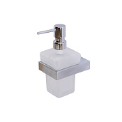 Cezares Slider Дозатор для мыла, подвесной, колба из матового стекла, цвет: хром SLIDER-SOIS-V-01