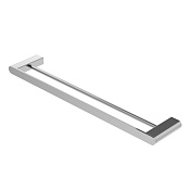 Cezares Stylus Полотенцедержатель двойной 60 см, подвесной, цвет: хром STYLUS-THD-60-01