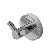 Cezares Relax Крючок для полотенец двойной, подвесной, цвет: хром RELAX-HKD-01