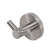 Cezares Relax Крючок для полотенец двойной, подвесной, цвет: сатин RELAX-HKD-IN