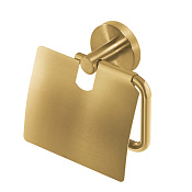 Cezares Relax Держатель туалетной бумаги подвесной закрытый, цвет: золото брашированное RELAX-PH-BORO